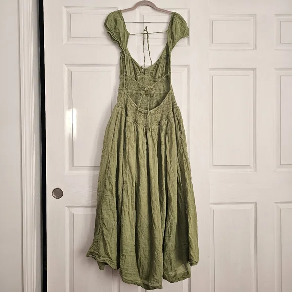 Free People Green Ankle Length Dress - Picture 3 of 10